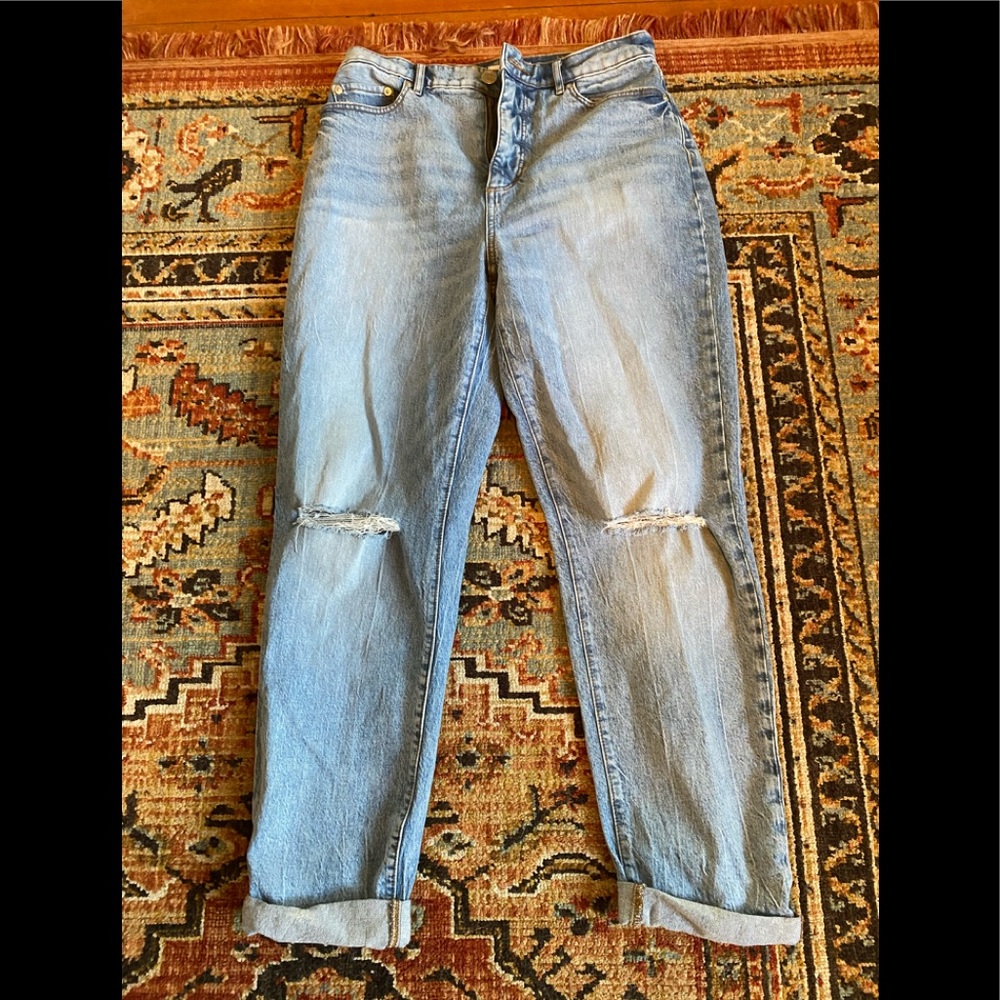 Boyfriend jeans - very comfy!